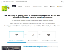 Tablet Screenshot of idealcourses.co.uk